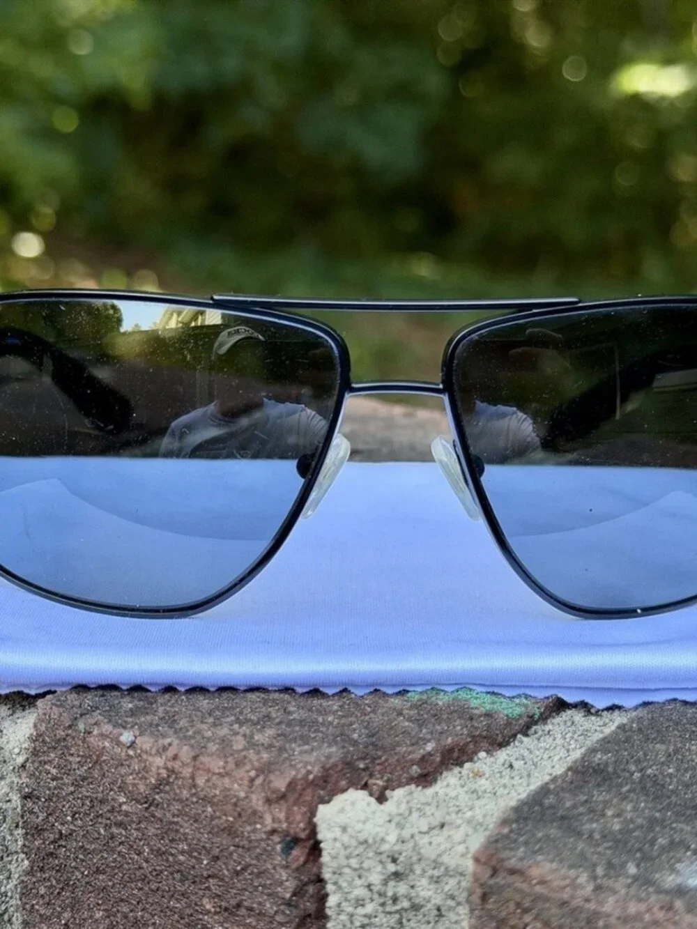 Armani Exchange AX2012S 606381 Matte Black Aviator Polarized Sunglasses 62mm
